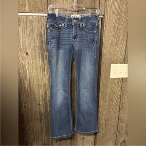 Ariat Women's Flare Jeans in Medium Blue Wash